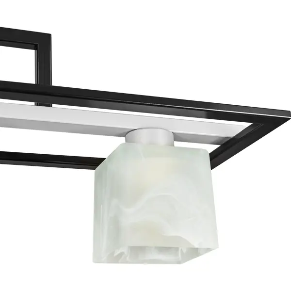 фото Люстра потолочная техно кс30093/3c, 3 лампы, 9 м², цвет чёрный ключник
