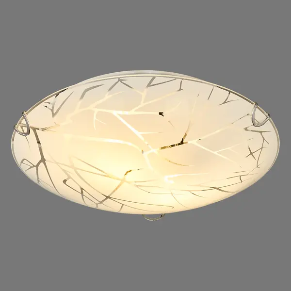 Настенно-потолочный светильник «Багульник» КС30073/2С, цвет белый потолочный патрон iek
