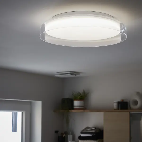 Светильник настенно-потолочный светодиодный влагозащищенный Inspire Suren, 8.5 м², нейтральный белый свет настенно потолочный светодиодный светильник sonex leka 2051 el