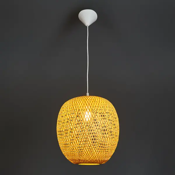 Светильник подвесной Inspire «Annam», 1 лампа, 1.5 м², цвет бамбук подушка inspire бамбук 70x70 см белый