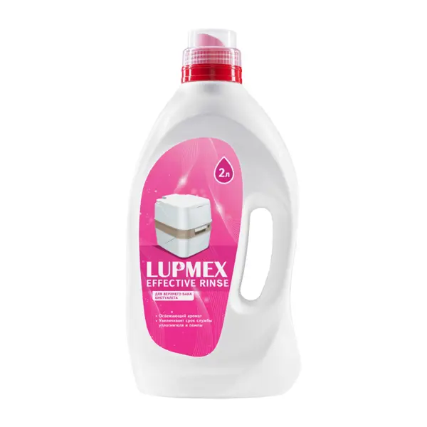 Жидкость для биотуалета Lupmex Effective Rinse 79098 лаванда 2 л жидкость для биотуалета thetford b fresh blue 2л