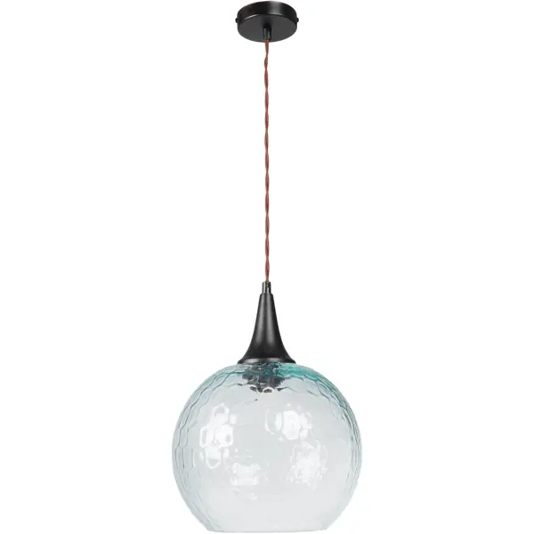 Светильник подвесной «Винтаж» 1 лампа 5 м² цвет синий ремешок силиконовый для смарт часов 22мм huawei бирюзовый синий