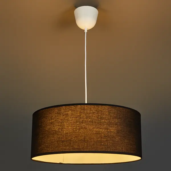 Светильник подвесной Inspire Sitia D48 3 лампы 6.9 м² цвет черный