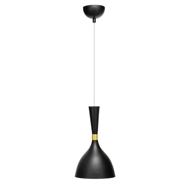 Светильник подвесной Chera, 1 лампа, 5 м², цвет чёрный светильник светодиодный дку ip65 150х90° 400x200x81 30 ватт мини pld 462