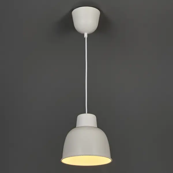 фото Подвесной светильник inspire melga e27x1 металл, цвет белый