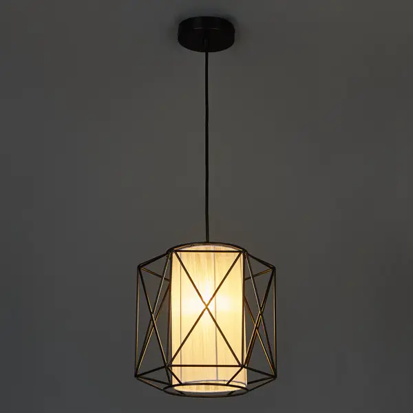 Светильник подвесной Freya FR4313-PL-01-BL 1 лампа цвет черный декоративная настольная лампа freya peta fr2004tl 01bz