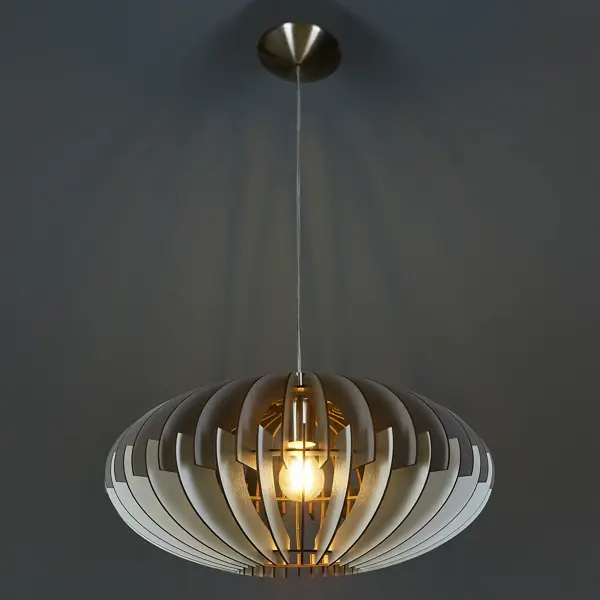 Светильник подвесной «Sotos 1» 1 лампа цвет серый