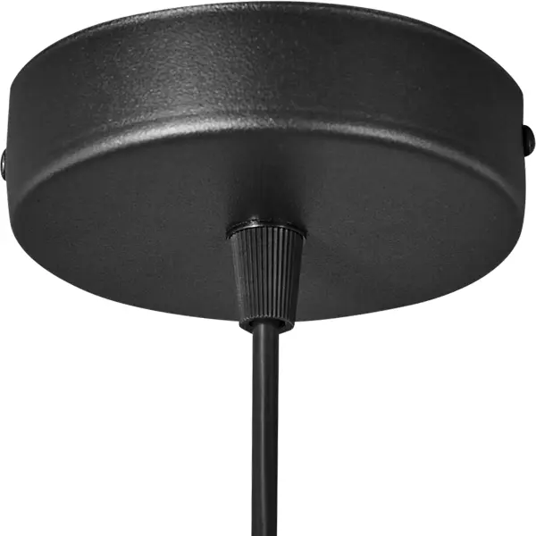 фото Подвесной светильник vitaluce лира 1 лампа 3м² е14 цвет черный матовый