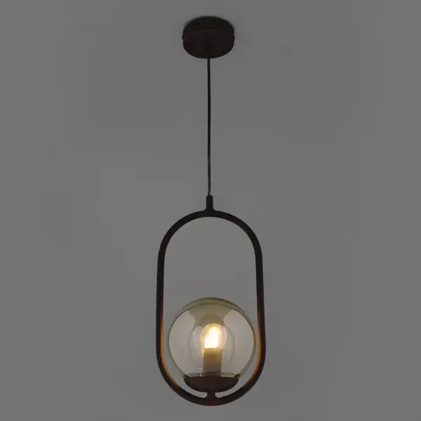 Подвесной светильник Vitaluce Лира 1 лампа 3м² Е14 цвет черный матовый кухня баронс групп лира 2 2 дуб светлый