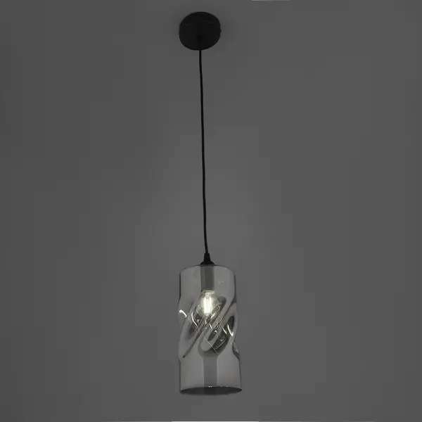 фото Подвесной светильник vitaluce джорджия 1 лампа 3м² е27 цвет черный матовый