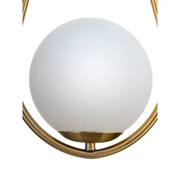фото Светильник подвесной lamplandia bieno l1309-1, 1 лампа, 5 м², цвет золотой