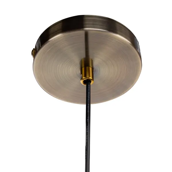 фото Светильник подвесной lamplandia bieno l1309-1, 1 лампа, 5 м², цвет золотой