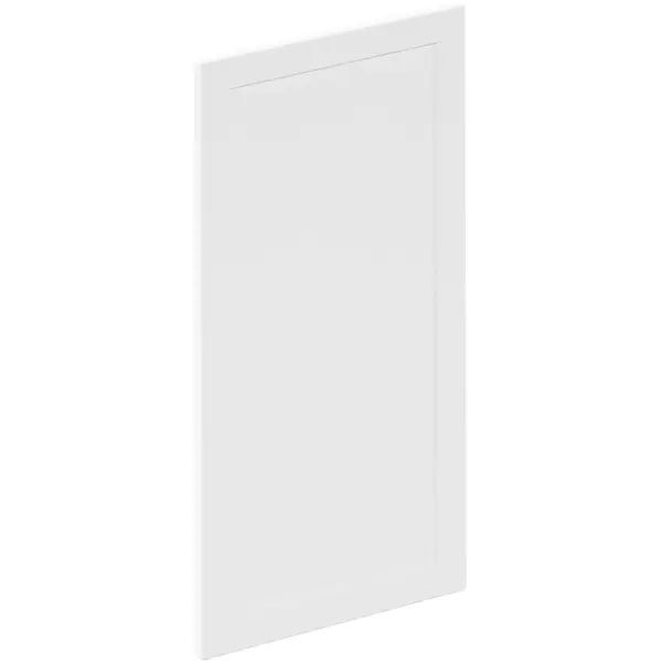Фасад для кухонного шкафа Ньюпорт 39.7x76.5 см Delinia ID МДФ цвет белый фасад для кухонного шкафа аша 32 8x102 1 см delinia id лдсп белый