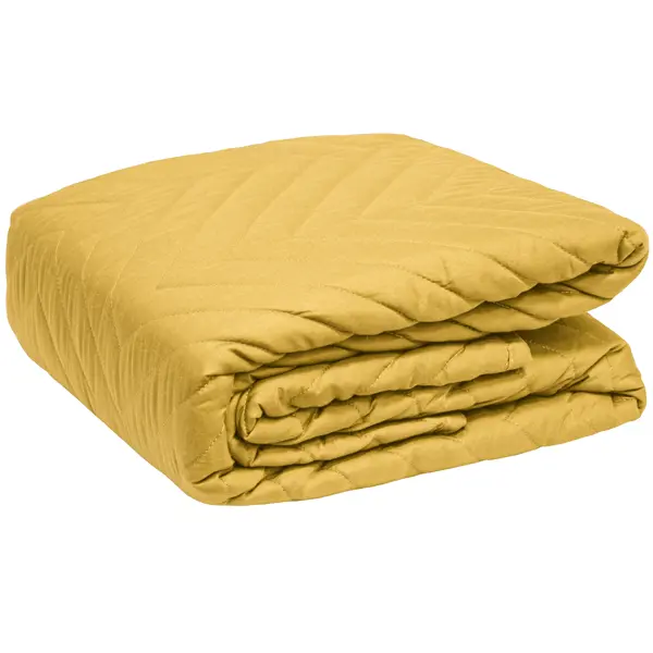 Покрывало Nicolosi 240x200 см микрофибра цвет желтые подушка inspire nicolosi 45x45 см бежевый
