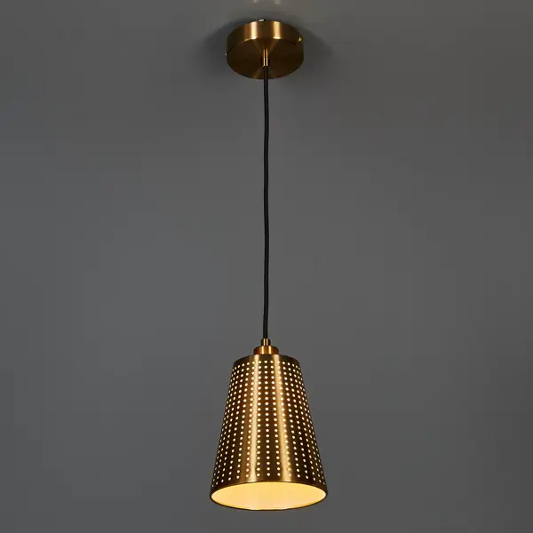 Светильник подвесной Ginger 1 лампа цвет бронза светильник tdm electric прага эл 11 72б наземный 60 вт пластик 23х45 см бронзовый