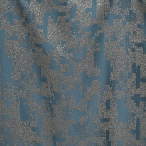 фото Штора на ленте новара 200x280 см цвет бирюза miamoza