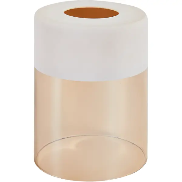 Плафон Inspire «Amber» 1 лампа под цоколь E27 цвет белый плафон vl0054p е14 60 вт стекло белый