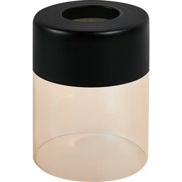 Плафон Inspire Amber под лампу E27 цвет черный/золотистый