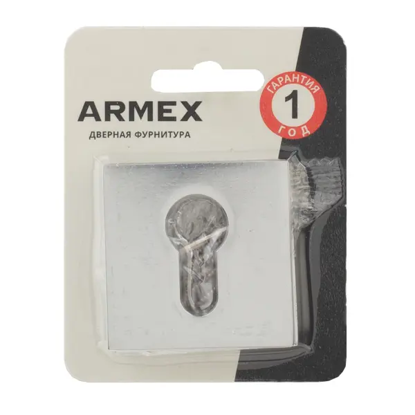 Накладка на цилиндр Armex DP-C-30 6x51 мм цвет хром накладка дверная домарт нд 223 антик медь 223 мм