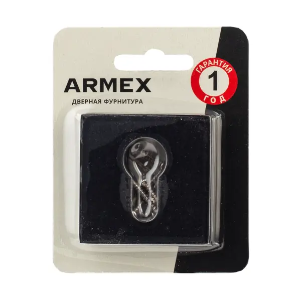 Накладка на цилиндр Armex DP-C-30 6x51 мм цвет черный матовый накладка на цилиндр armex dp c 30 6x51 мм бронза