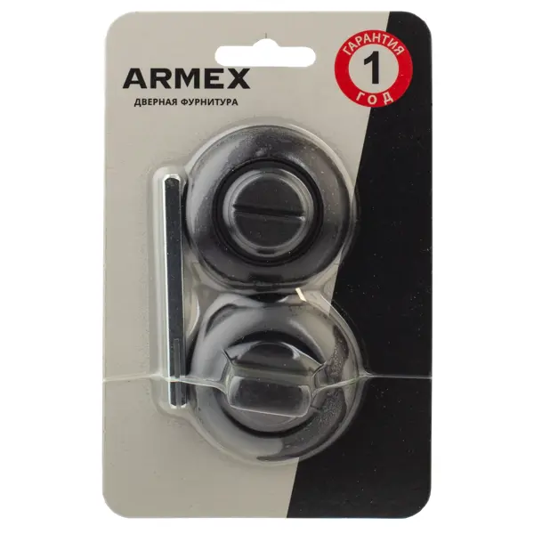 Фиксатор Armex WC-1403, алюминий, цвет черный матовый фиксатор под ручку фабрика замков a 2 bk алюминий никель