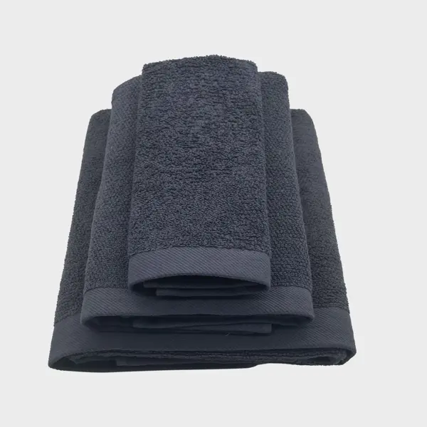 Набор махровых полотенец Belezza Прованс 30x50 см 50x80 см 70x120 см цвет серый комплект махровых полотенец