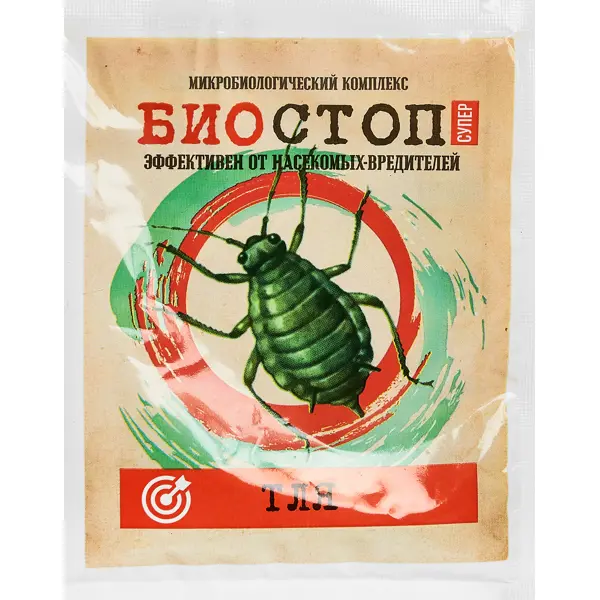 Инсектицид Биостоп Супер от тли 25 г инсектицид биостоп супер от гусеницы на яблоне 25 г