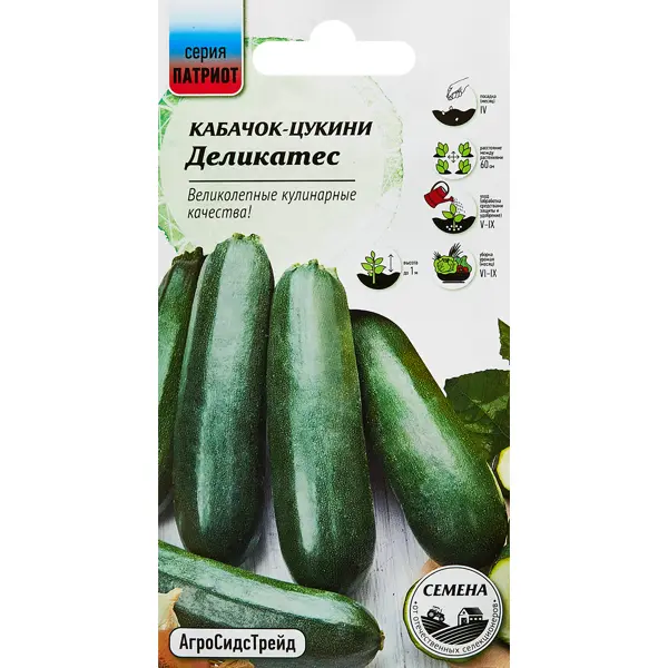 Семена овощей кабачок Деликатес цуккини семена овощей кабачок космонавт 10 шт