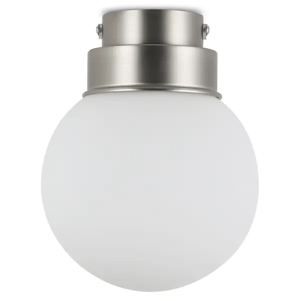 фото Светильник настенно-потолочный под лампу kron fr5339cl-01n2 влагозащищенный 1xe14 цвет белый без бренда