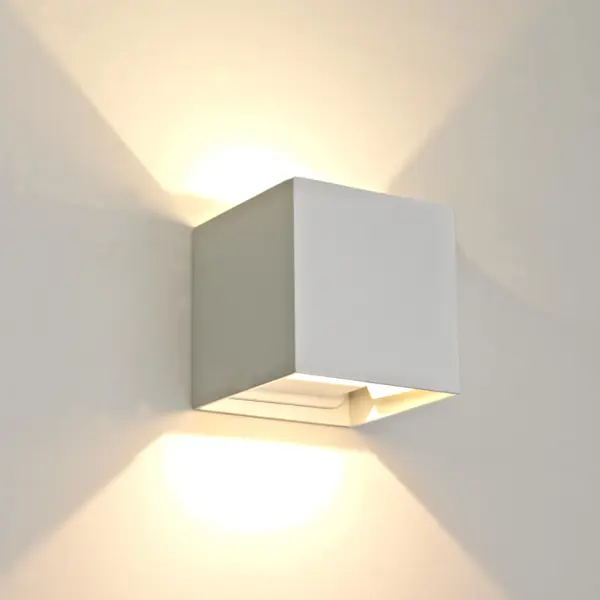 Настенный светильник светодиодный Inspire Kubbo нейтральный белый свет цвет белый современный рокер настенный светодиодный светильник для спальни комнатное освещение для гостиной прикроватные светильники регулируемы
