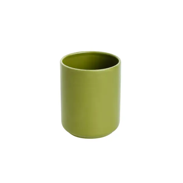 Стакан для зубных щёток Fixsen Olive FX-604-3 керамика цвет зеленый стакан для зубных щёток fixsen gloss fx 701 3 полирезина белый