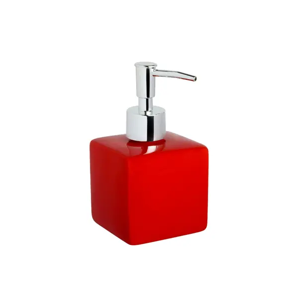 Дозатор для жидкого мыла Fixsen Cuba FX-503-1 цвет красный мыльница fixsen cuba fx 503 4 керамика красный