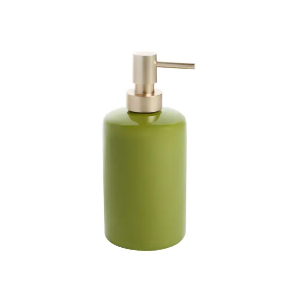 Дозатор для жидкого мыла Fixsen Olive FX-604-1 цвет зеленый мыльница fixsen olive fx 604 4 керамика зеленый