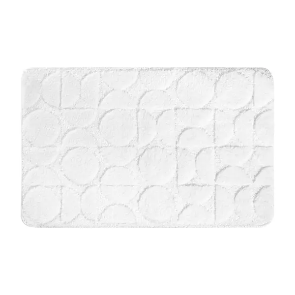 Коврик для ванной Verran Disegno 024-03 50x80 см цвет белый держатель для полотенца verran