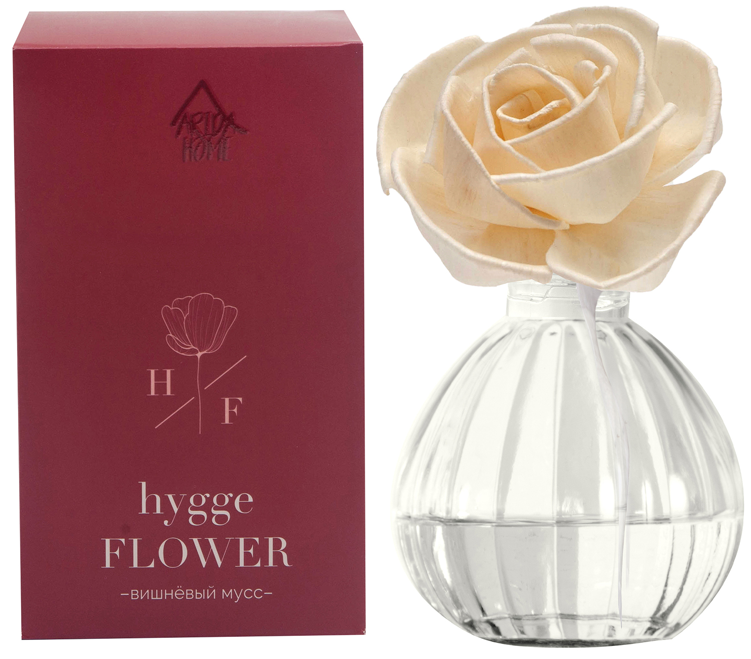 ARIDA HOME Аромадиффузор для дома Hygge Flower Вишневый мусс