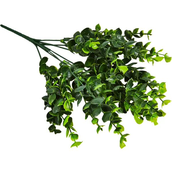 Искусственное растение Куст эвкалипта 36x22 см пластик цвет зеленый искусственное искусственное растение искусственное дерево искусственное растение горшочные растения искусственные цветы высокого кач