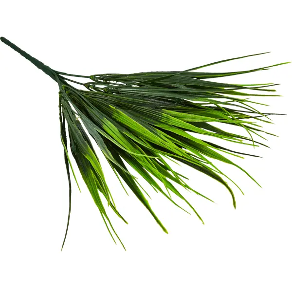 Искусственное растение Лист пальмы 36x20 см пластик цвет зеленый