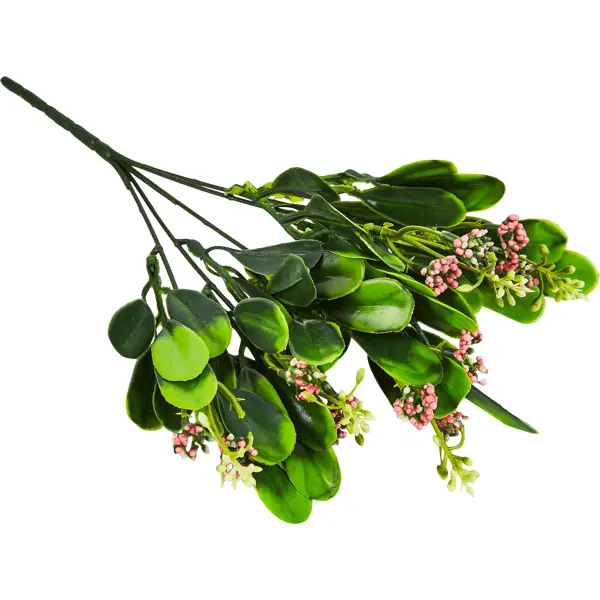 Искусственное растение Букет ягодника 32x16 см пластик цвет зеленый