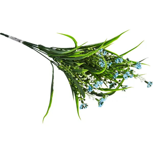 Искусственное растение Нежно-голубой Клевер 41x25 см пластик цвет зеленый искусственное растение бамбук 90x14 5 см пластик