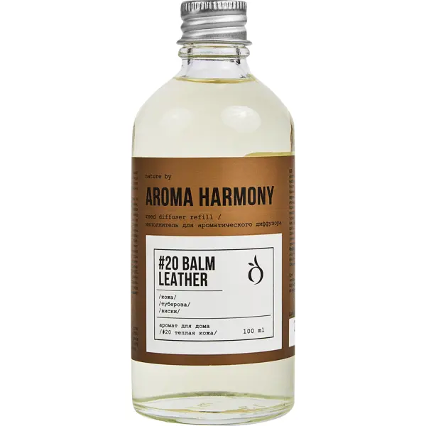 Наполнитель для диффузора Aroma Harmony Виски и кожа 100 мл наполнитель для диффузора aroma harmony виски и кожа 100 мл