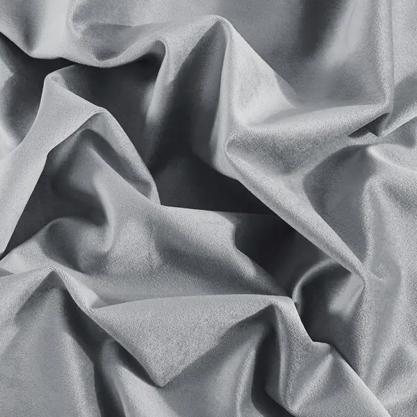 Ткань 1 м/п Velvet 280 см цвет серый Granit 3 пуф вельвет серый 36x40 см