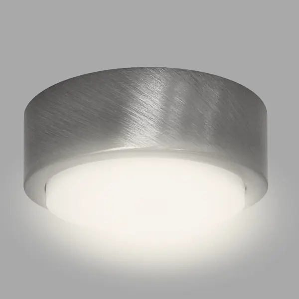 Светильник точечный светодиодный накладной CK80-6H-3-4-6K 3 м² регулируемый белый свет цвет никель сатинированный светильник точечный накладной ritter arton 59942 5 gx53 под отверстие 85 мм белый