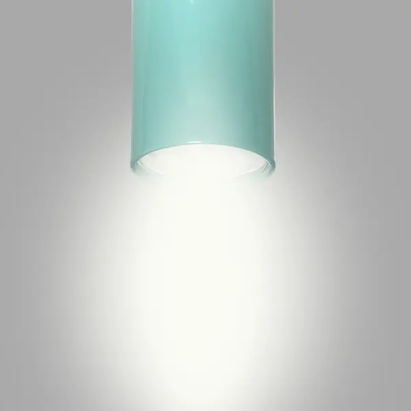 Спот поворотный накладной Е51A.D55 1 лампа 2 м² цвет бирюза