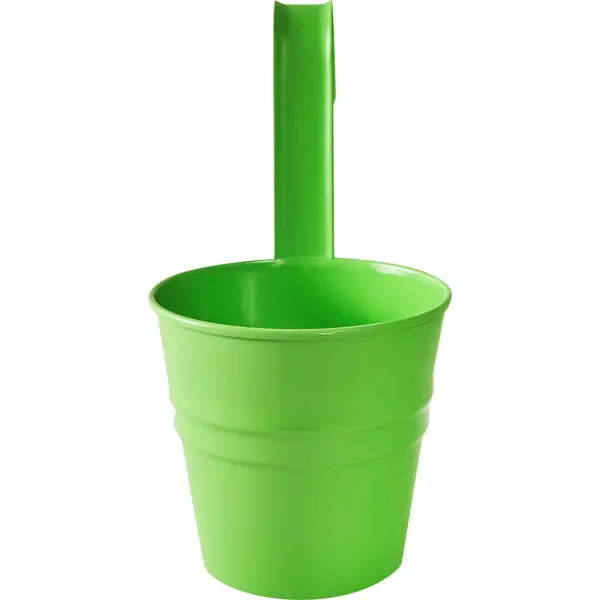 Кашпо для цветов ø20 h25 см v1.3 л пластик зеленый полезный огород энциклопедия выращивания экоурожая от доктора распопова