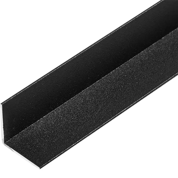 L-профиль с равными сторонами 10x10x1x2700 мм, алюминий, цвет черный дырокол металлический brauberg heavy duty до 150 листов черный 226870