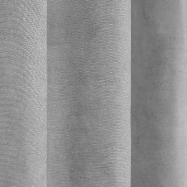 фото Штора на ленте рим 200x290 см цвет серый miamoza