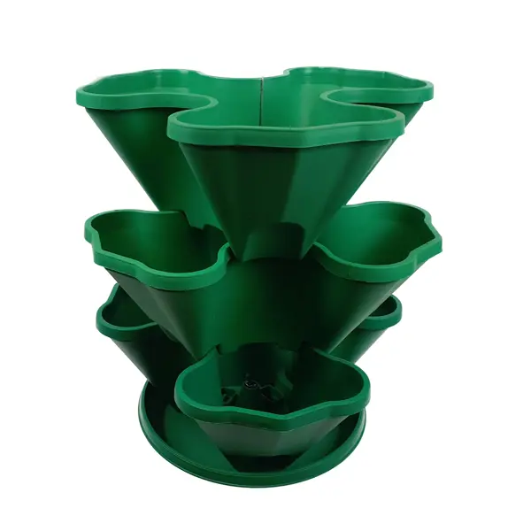 Каскад с кашпо ø33 h36 см v12 л пластик зеленый домик для грызунов фигурный 11 х 8 5 зеленый