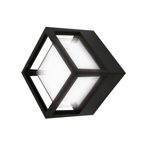 Светильник настенный светодиодный уличный Duwi «Nuovo» квадрат IP54 цвет черный потолочный светильник crystal lux nuovo pl3 chrome