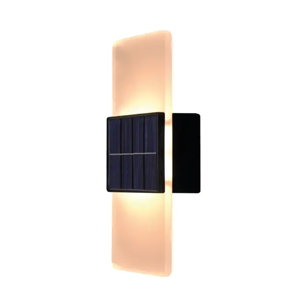 Светильник настенный светодиодный уличный на солнечной батарее Duwi Solar датчик освещенности теплый белый свет цвет черный светильник светодиодный уличный duwi solar led pro на солнечных батареях с ду 50вт 6500к 1000лм ip65 датчик движения