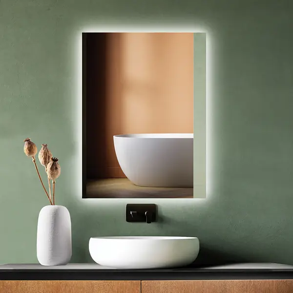 Зеркало для ванной Монреаль DSMR6080 с подсветкой сенсорное с подогревом 60x80 см зеркало с подсветкой vicenza led 500x850 мм с подогревом